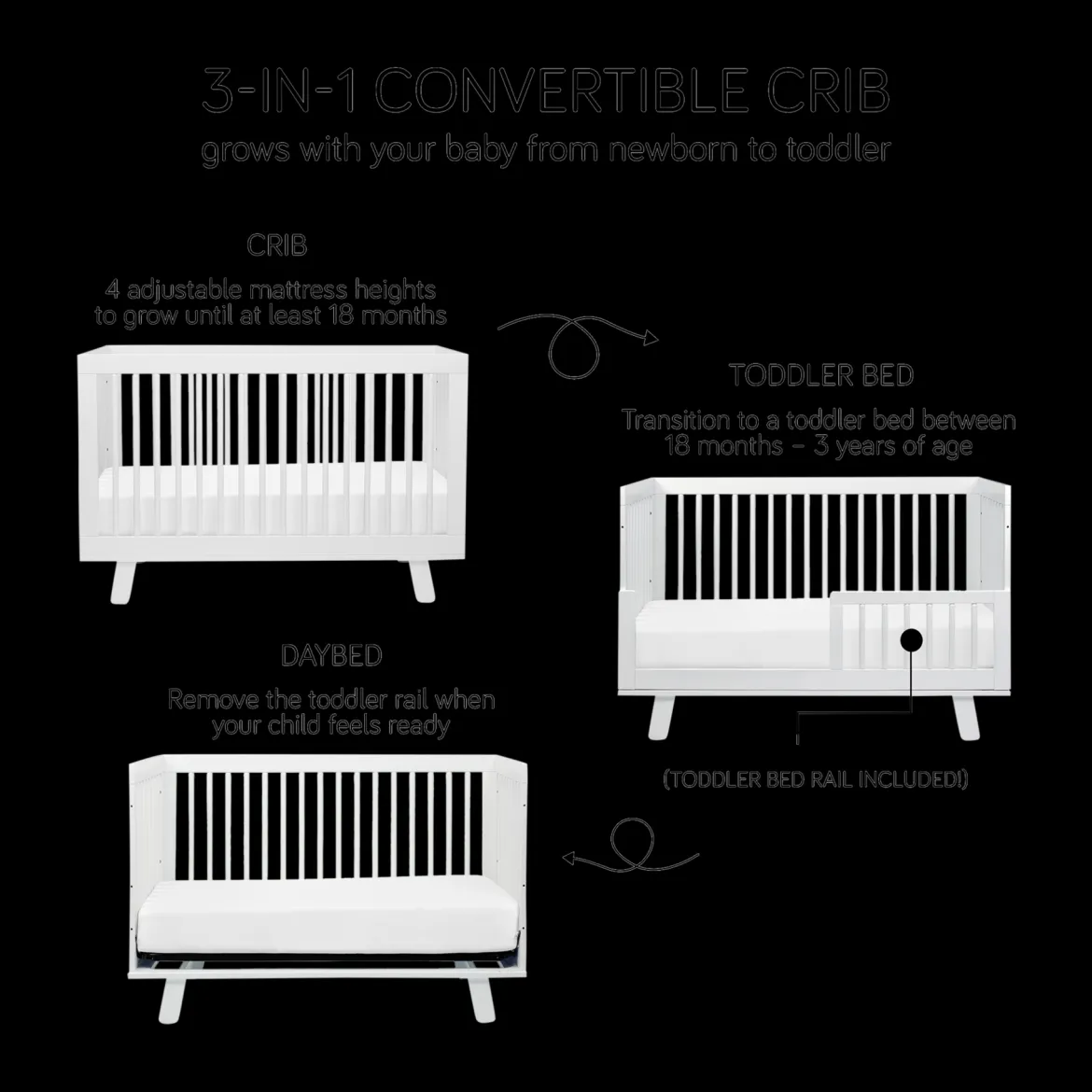 Hudson Crib & Organic Mattress Bundle