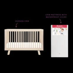 Hudson Crib & Pure Core Mattress Bundle