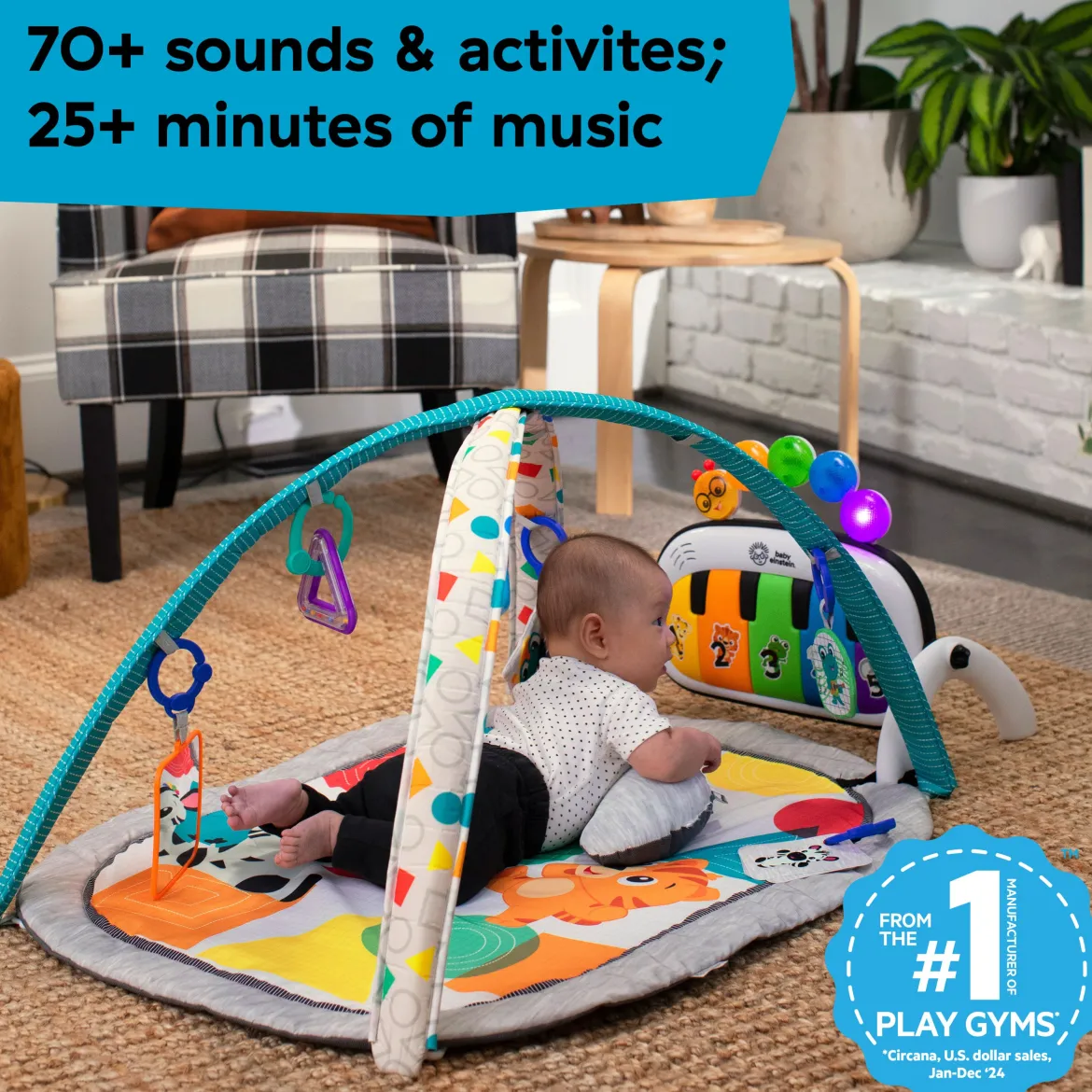 4-in-1 Kickin Tunes Music and Learning Play Gym