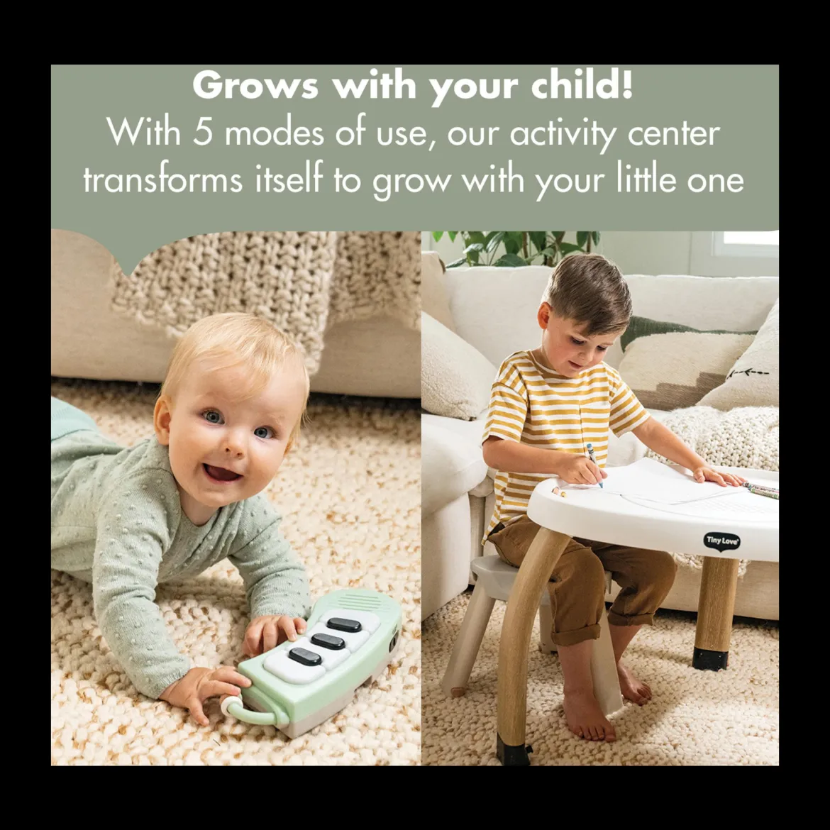 5-in-1 Stationary Activity Center
