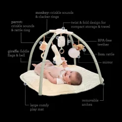 4-in-1 Twist & Fold Activity Gym & Play Mat
