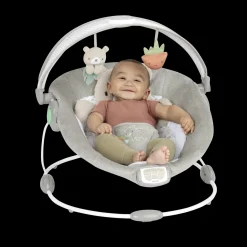 InLighten Baby Bouncer Seat with Light Up Toy Bar