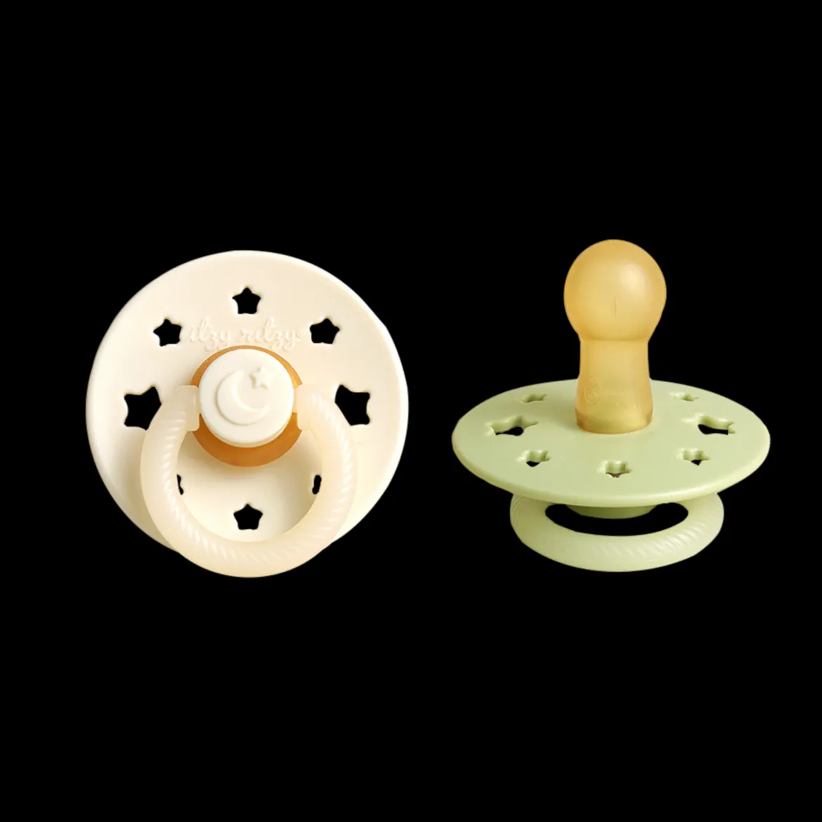 Itzy Soother Glow in the Dark Natural Rubber Pacifier