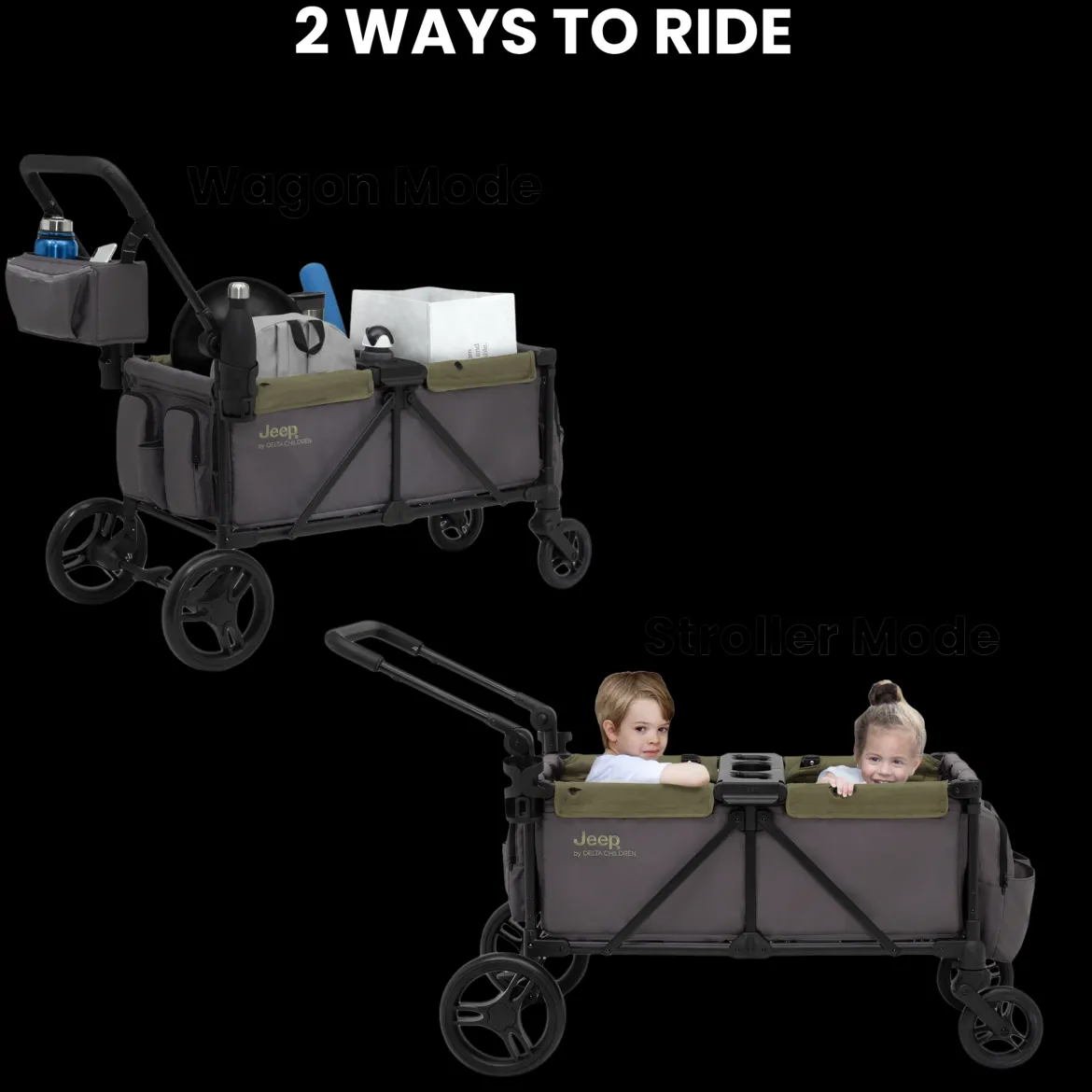 Jeep Sport All-Terrain Stroller Wagon