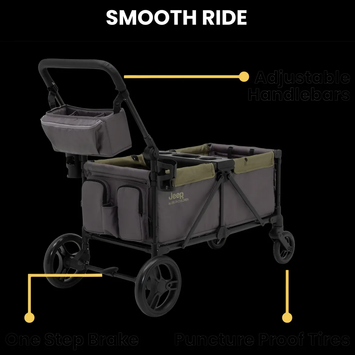 Jeep Sport All-Terrain Stroller Wagon