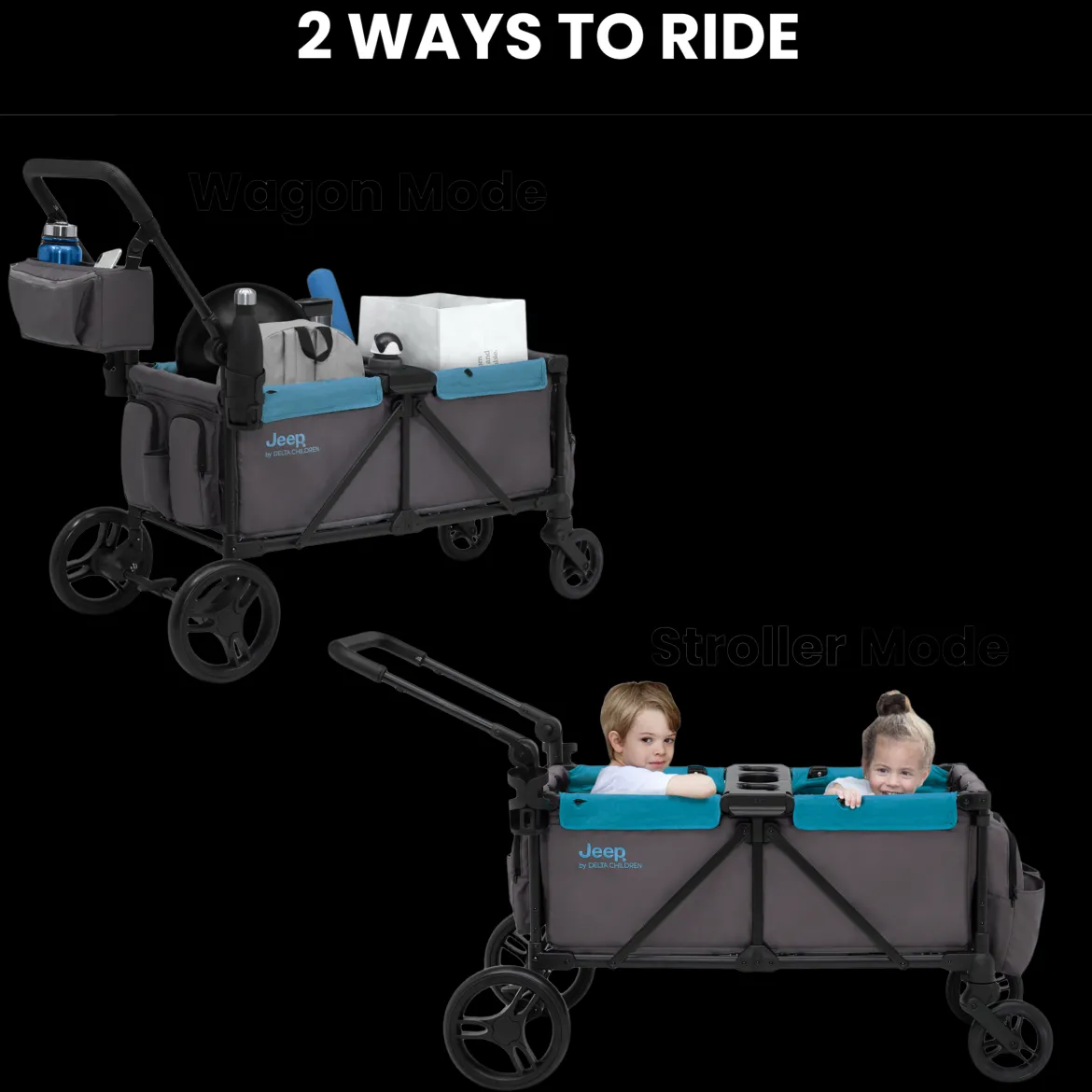 Jeep Sport All-Terrain Stroller Wagon