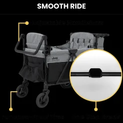Jeep Wrangler Deluxe 4 Seater Stroller Wagon