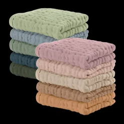 6-Layer Muslin Baby Washcloths (10 Pack)