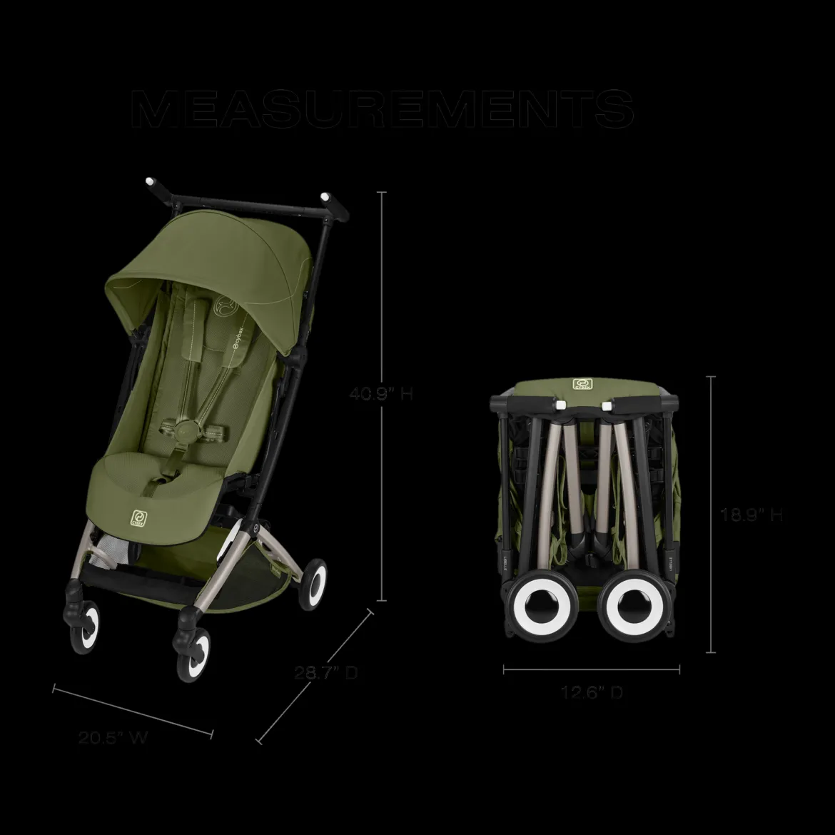 LIBELLE Ultra Lightweight Travel Stroller