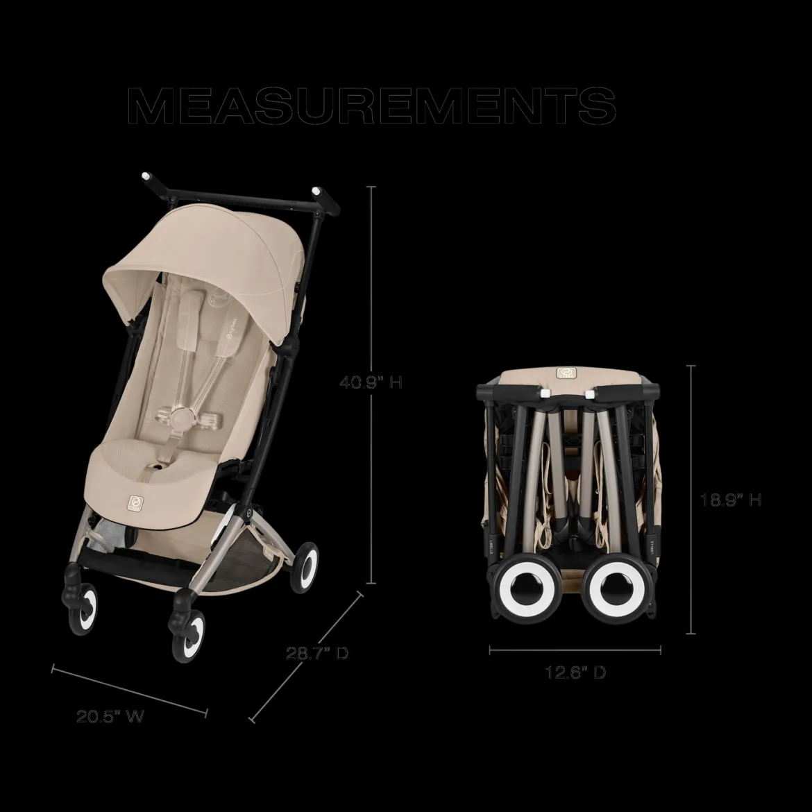 LIBELLE Ultra Lightweight Travel Stroller