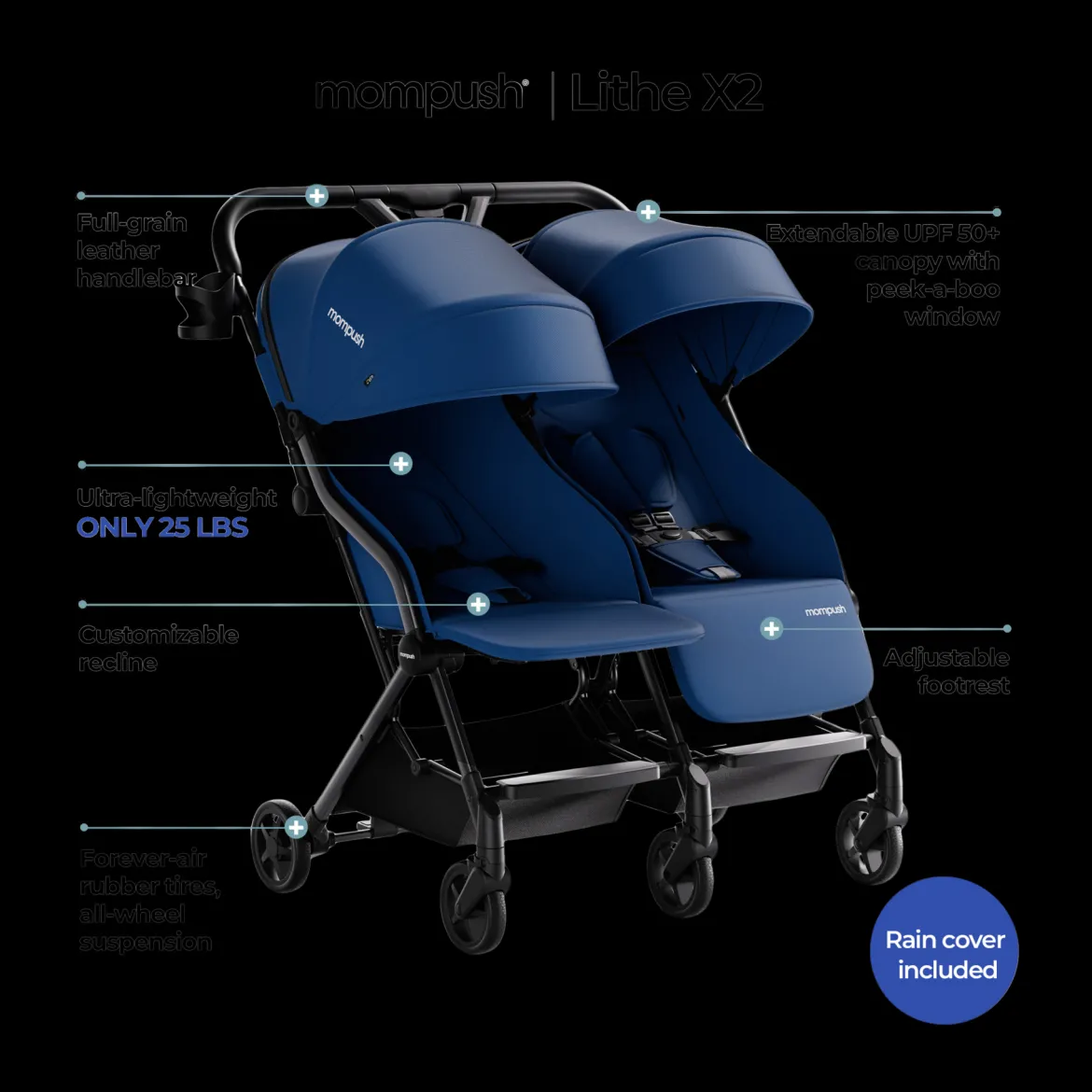 Lithe Double Stroller