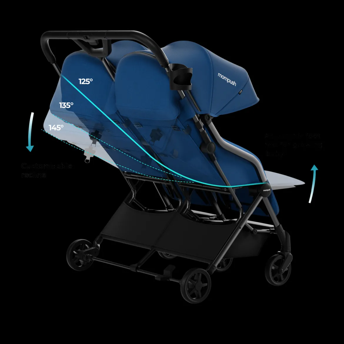 Lithe Double Stroller