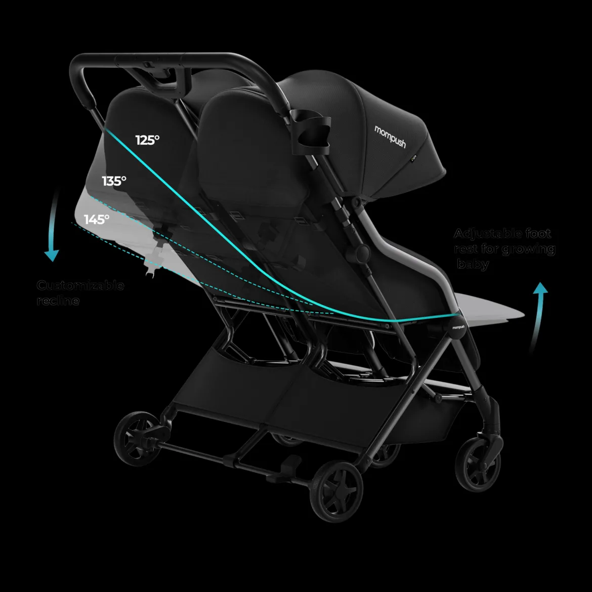 Lithe Double Stroller