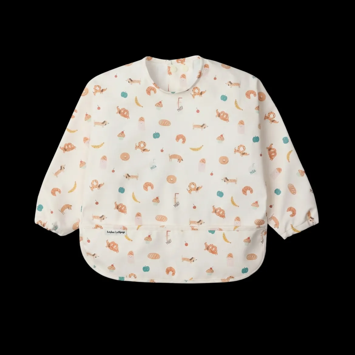 Long Sleeve Waterproof Smock Bib