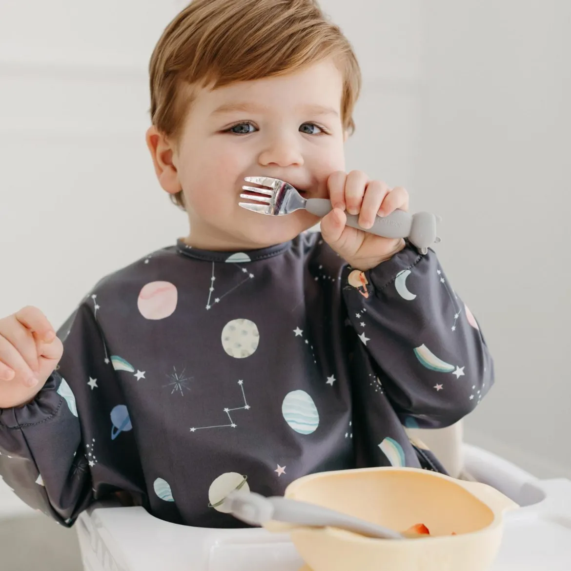 Long Sleeve Waterproof Smock Bib