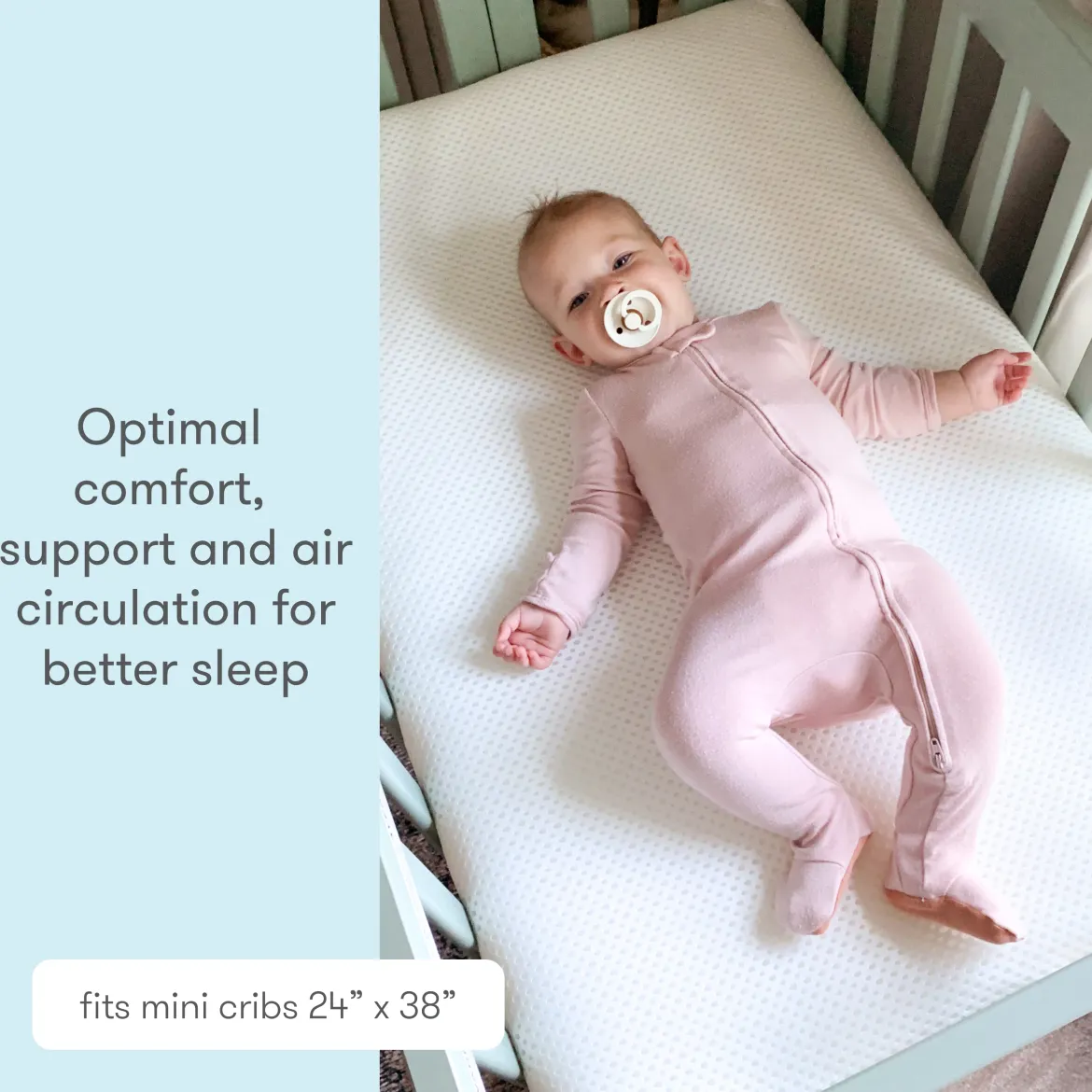Mini Crib Size Breathable Mattress