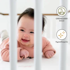 Mini Crib Size Pure Core Mattress with Hybrid Waterproof Cover