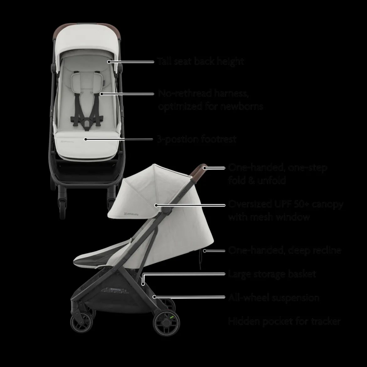 Minu V3 Stroller, Mesa V3 & Car Seat Adapters