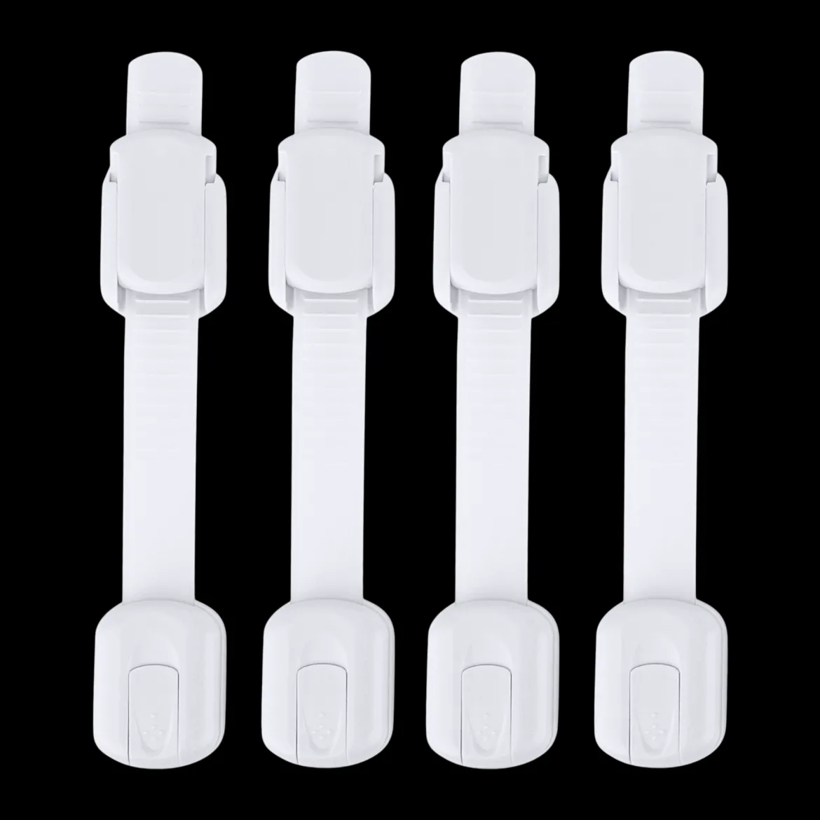 Multi-Purpose Adhesive Child Safety Strap (4-Pack)
