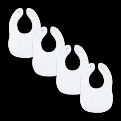 Muslin Bibs with Adjustable Snaps (4 Pack)