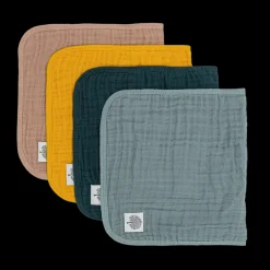 Muslin Cotton Burp Cloths (4-Pack)