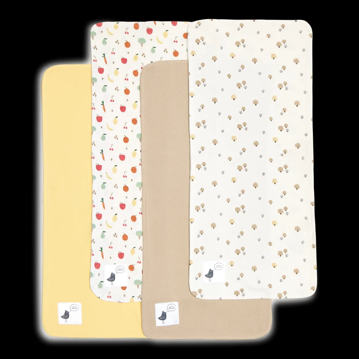 Organic Cotton Burp Cloth (4 Pack)