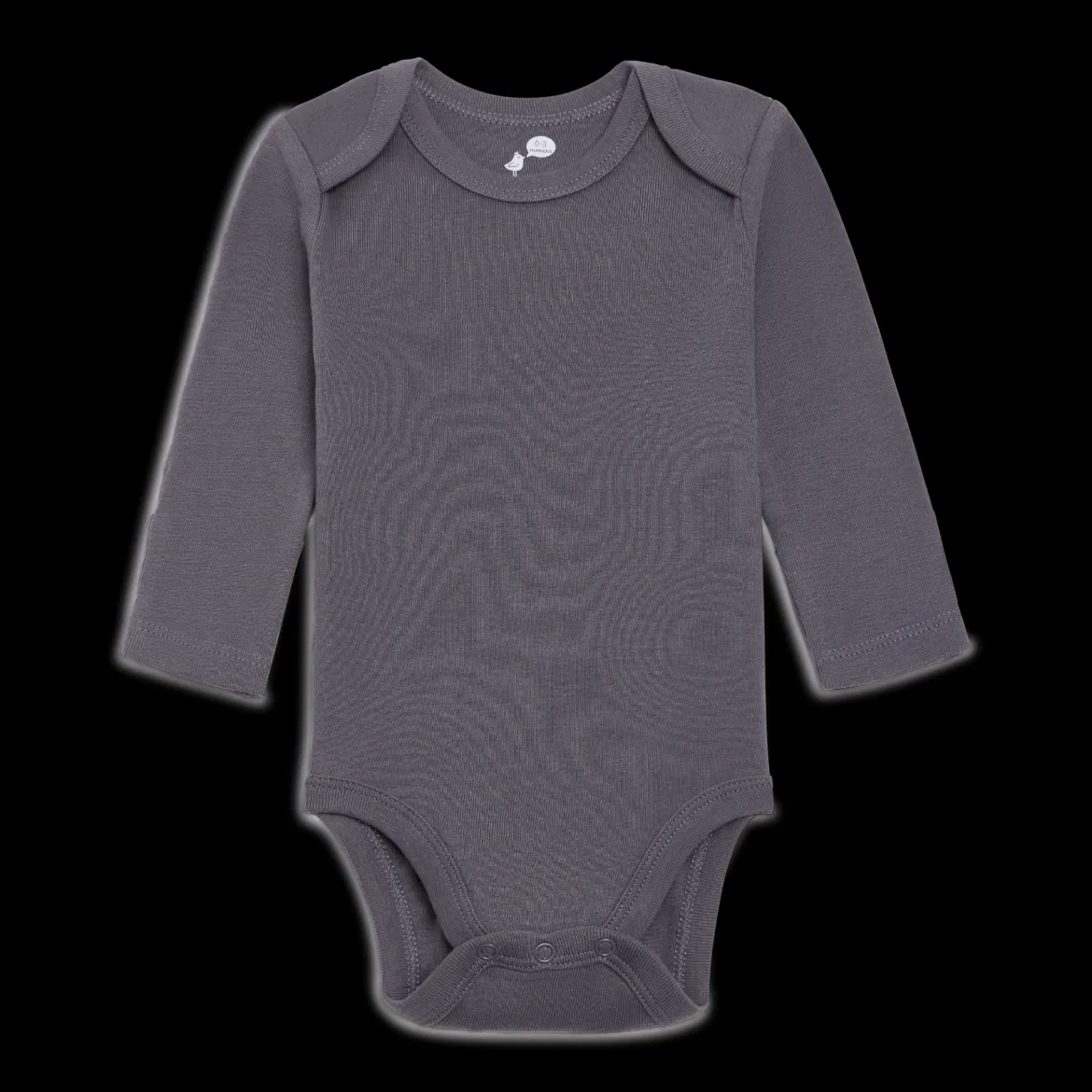 Organic Cotton Long-Sleeve Solid Bodysuits (5 Pack)