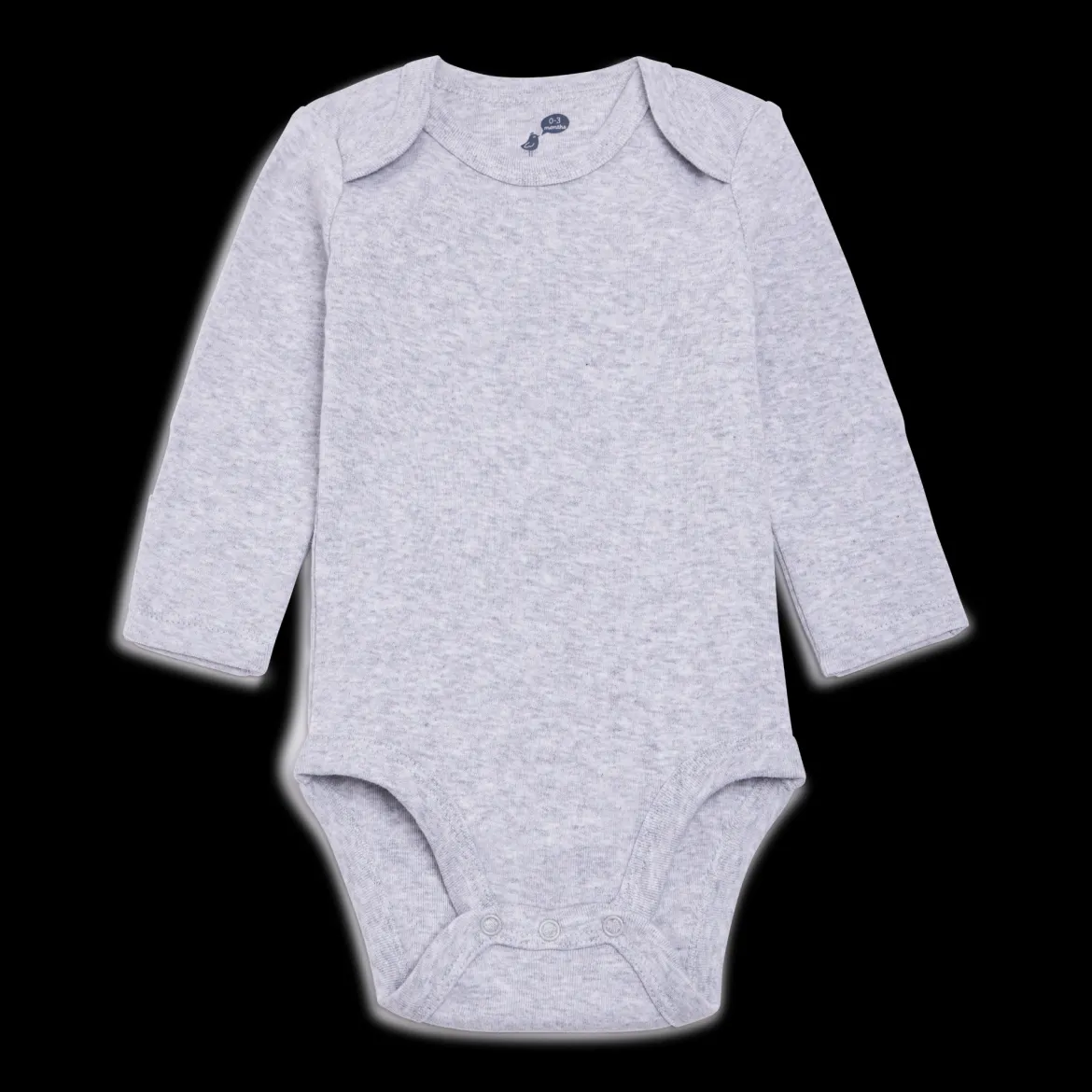 Organic Cotton Long-Sleeve Solid Bodysuits (5 Pack)