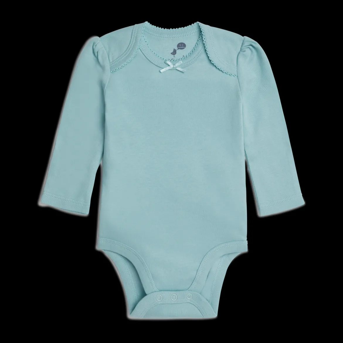 Organic Cotton Long-Sleeve Solid Bodysuits (5 Pack)