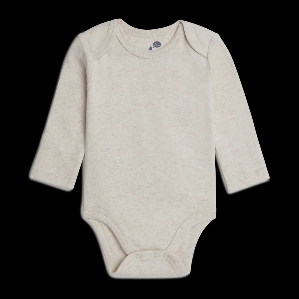 Organic Cotton Long-Sleeve Solid Bodysuits (5 Pack)