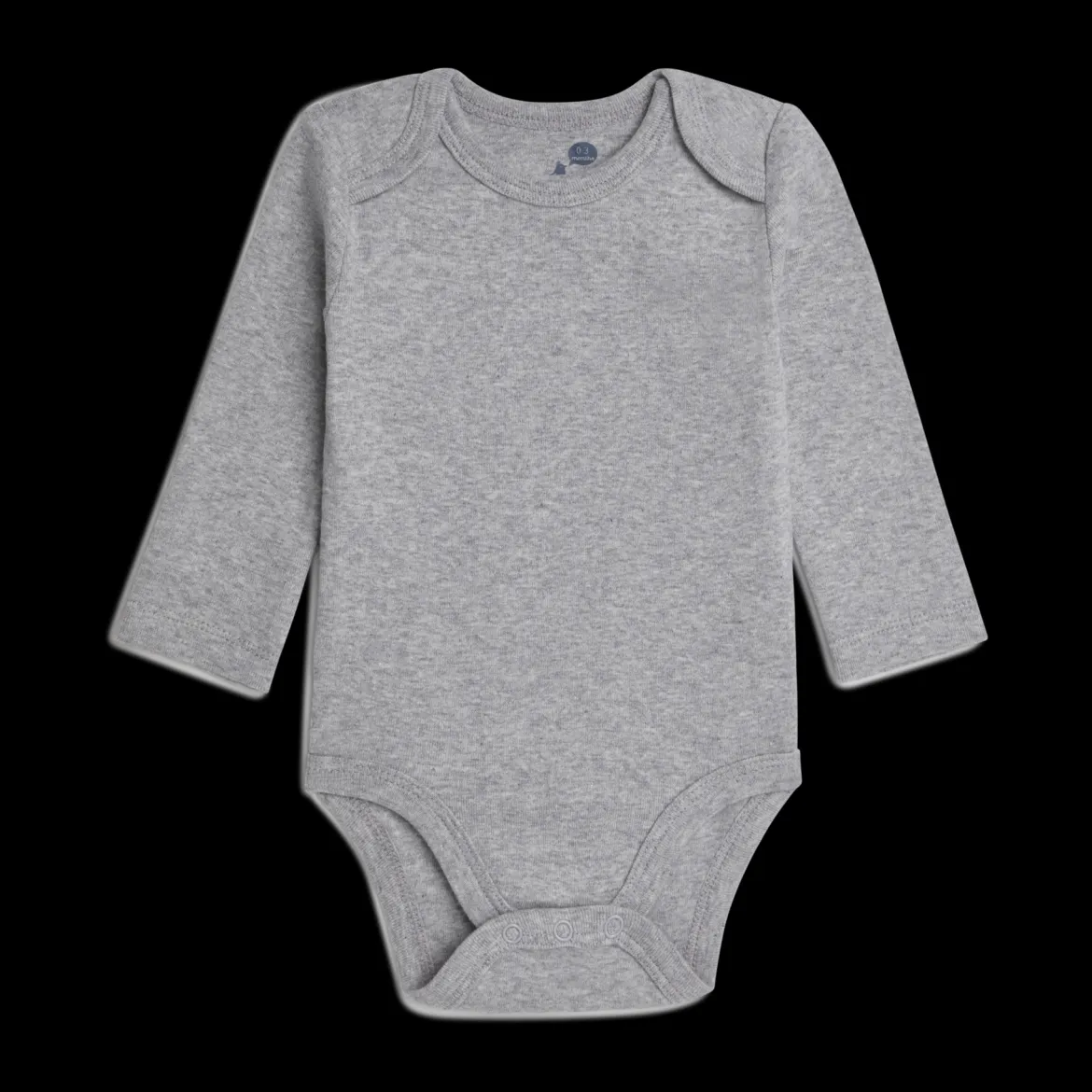 Organic Cotton Long-Sleeve Solid Bodysuits (5 Pack)