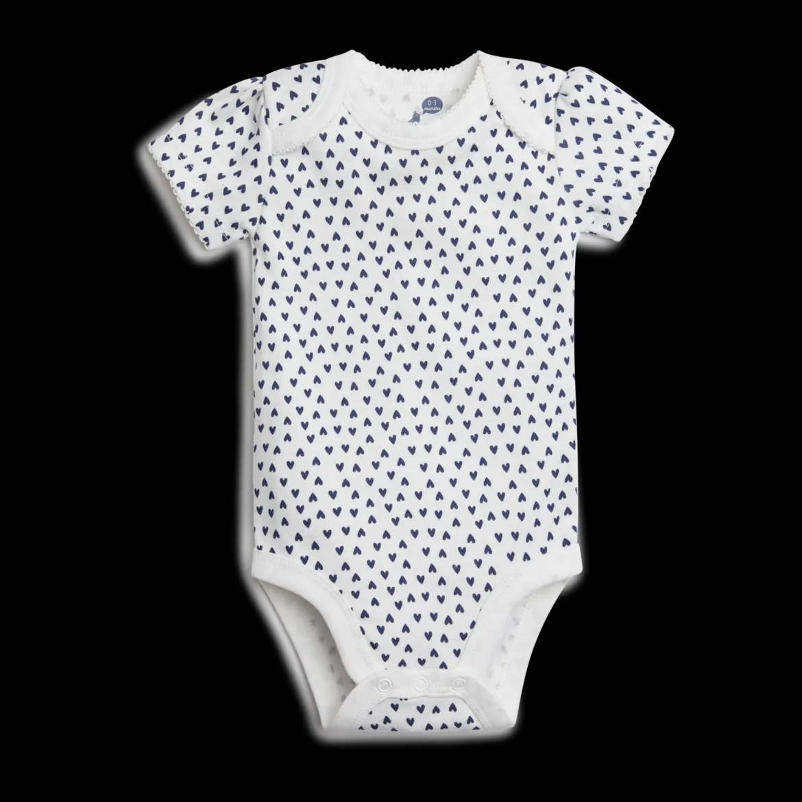 Organic Cotton Short-Sleeve Printed Bodysuit (5 Pack)