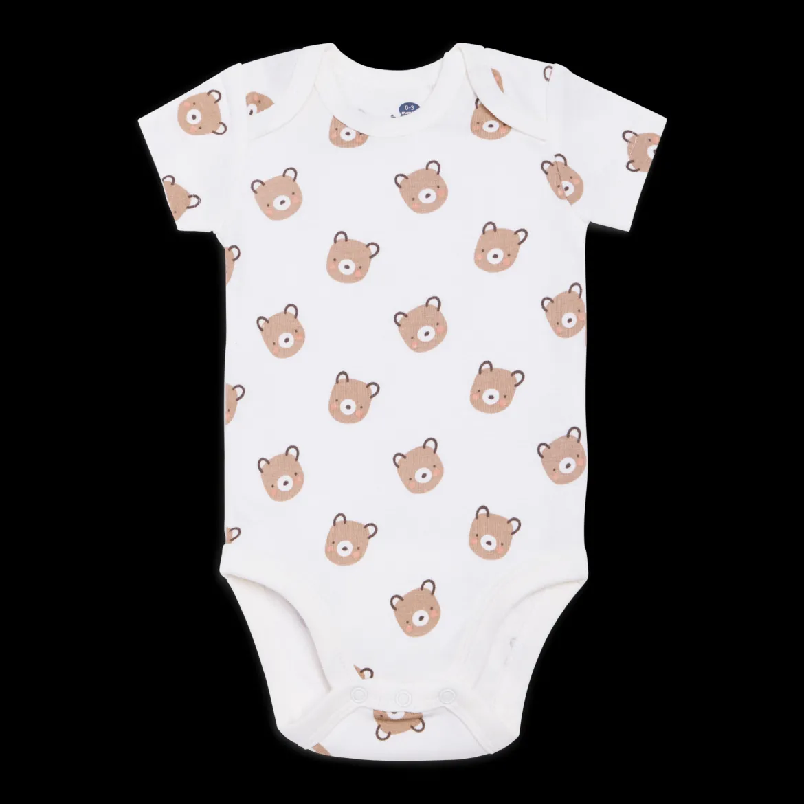 Organic Cotton Short-Sleeve Printed Bodysuit (5 Pack)