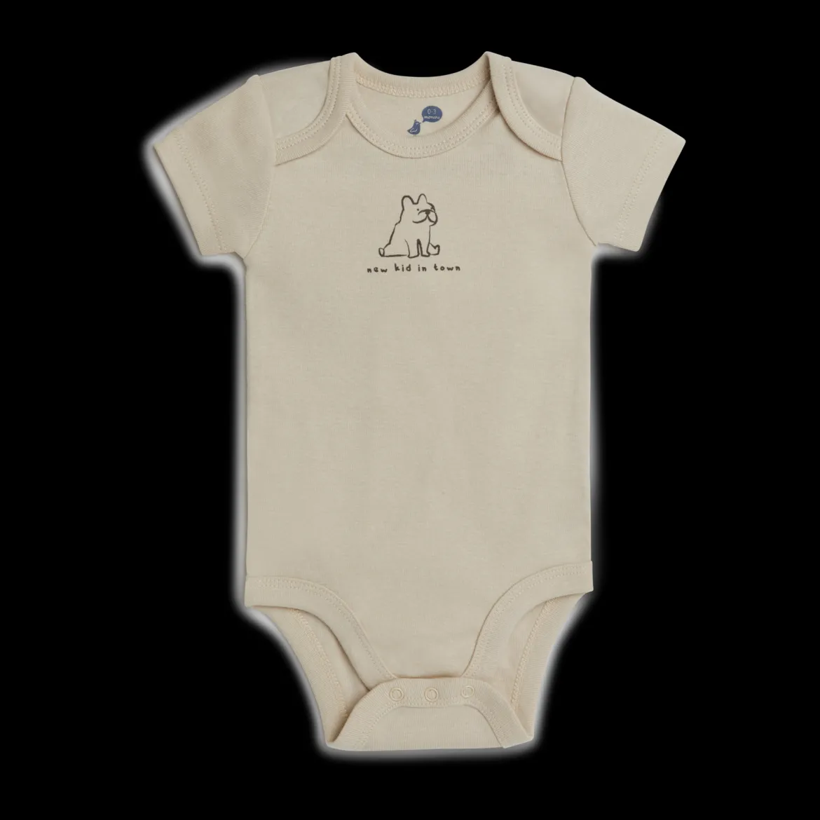 Organic Cotton Short-Sleeve Printed Bodysuit (5 Pack)
