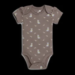 Organic Cotton Short-Sleeve Printed Bodysuit (5 Pack)