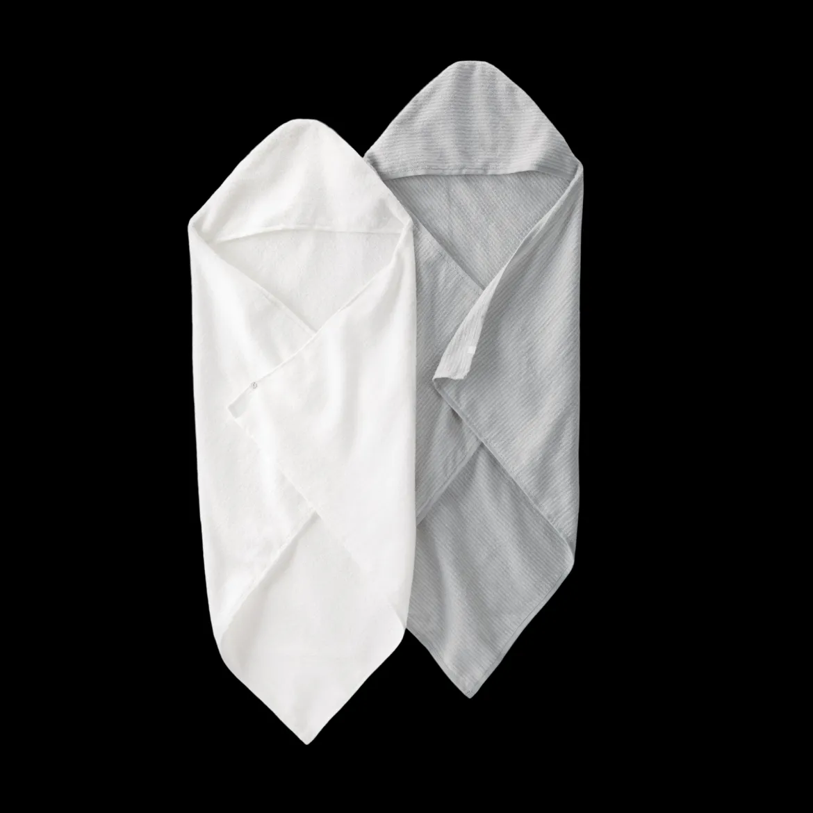Organic Cotton Terry Hooded Towels (2 Pack)