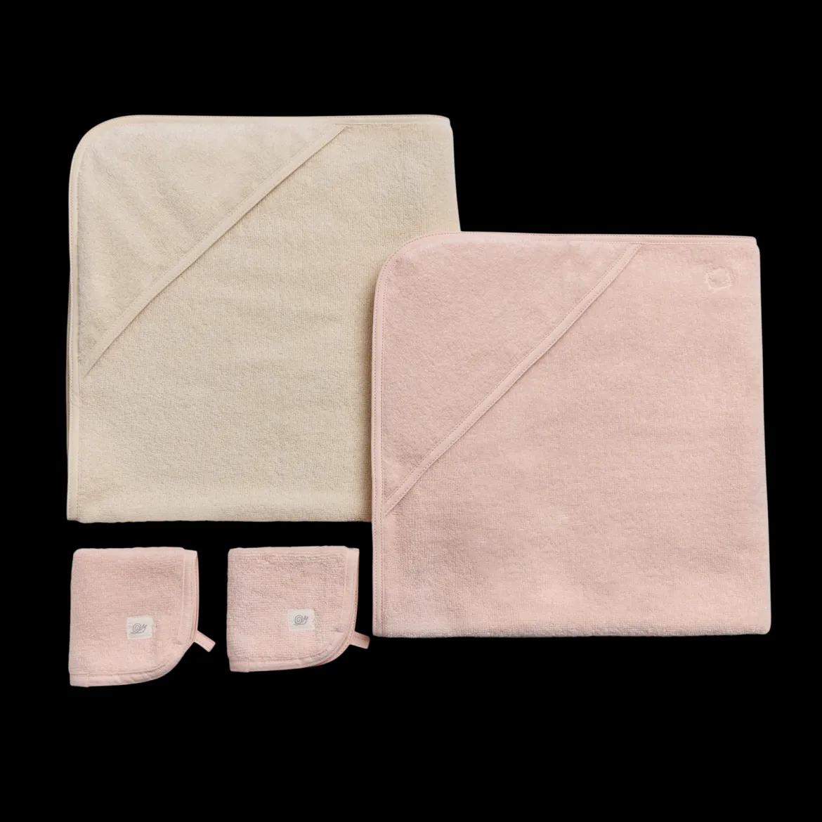 Organic Cotton Towel and Washcloth 4-Piece Set