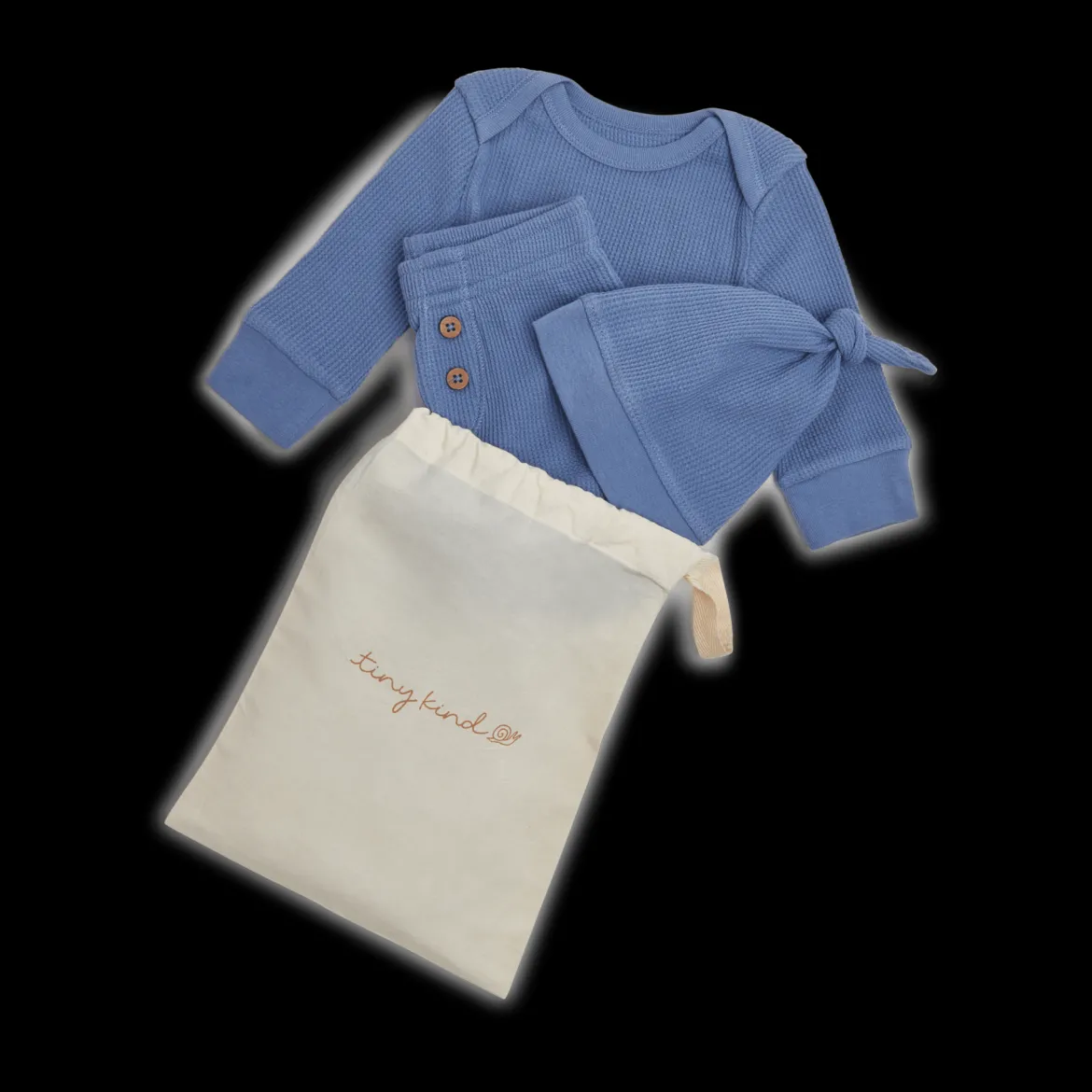 Organic Cotton Waffle 3-Piece Gift Set
