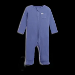 Organic Cotton Waffle 2-Way Zip Footie