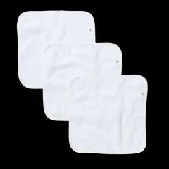 Organic Cotton Woven Terry Solid Washcloths (3 Pack)