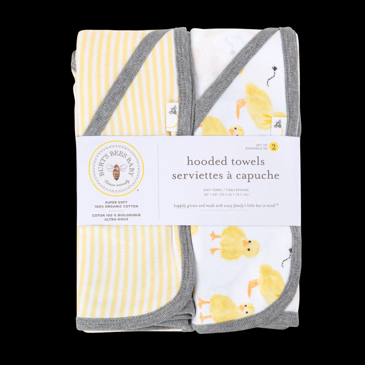 Organic Hooded Towels (2-Pack)