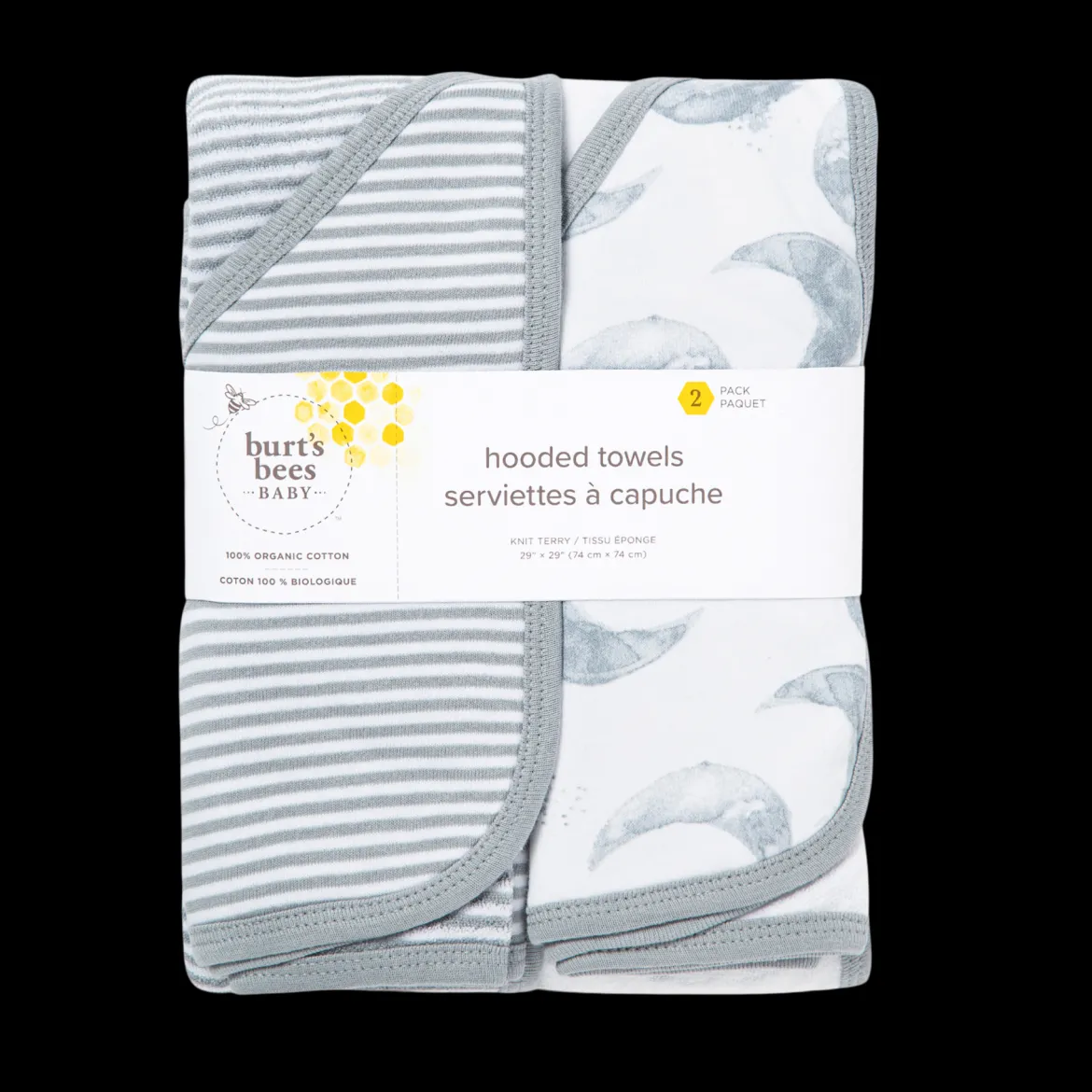 Organic Hooded Towels (2-Pack)