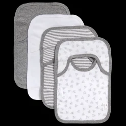 Organic Lap Shoulder Bib (4 Pack)
