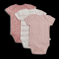 Organic Printed Short Sleeve Bodysuit (3 Pack)