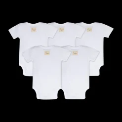 Organic Short Sleeve Bodysuit (5 Pack)