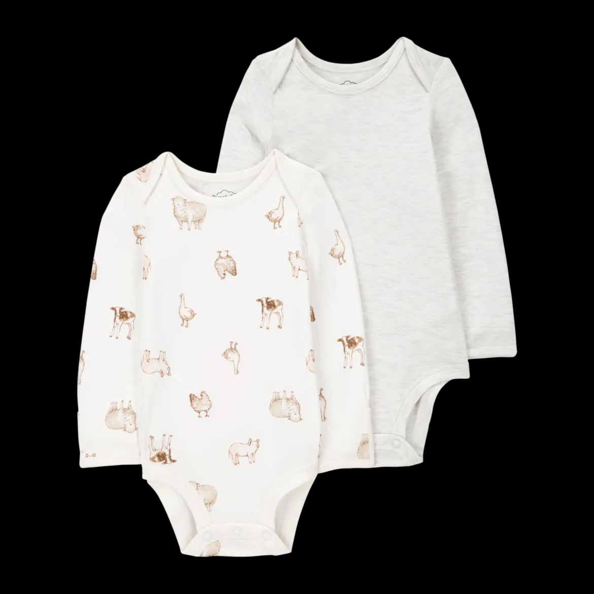 2-Pack Long-Sleeve PurelySoft Bodysuits