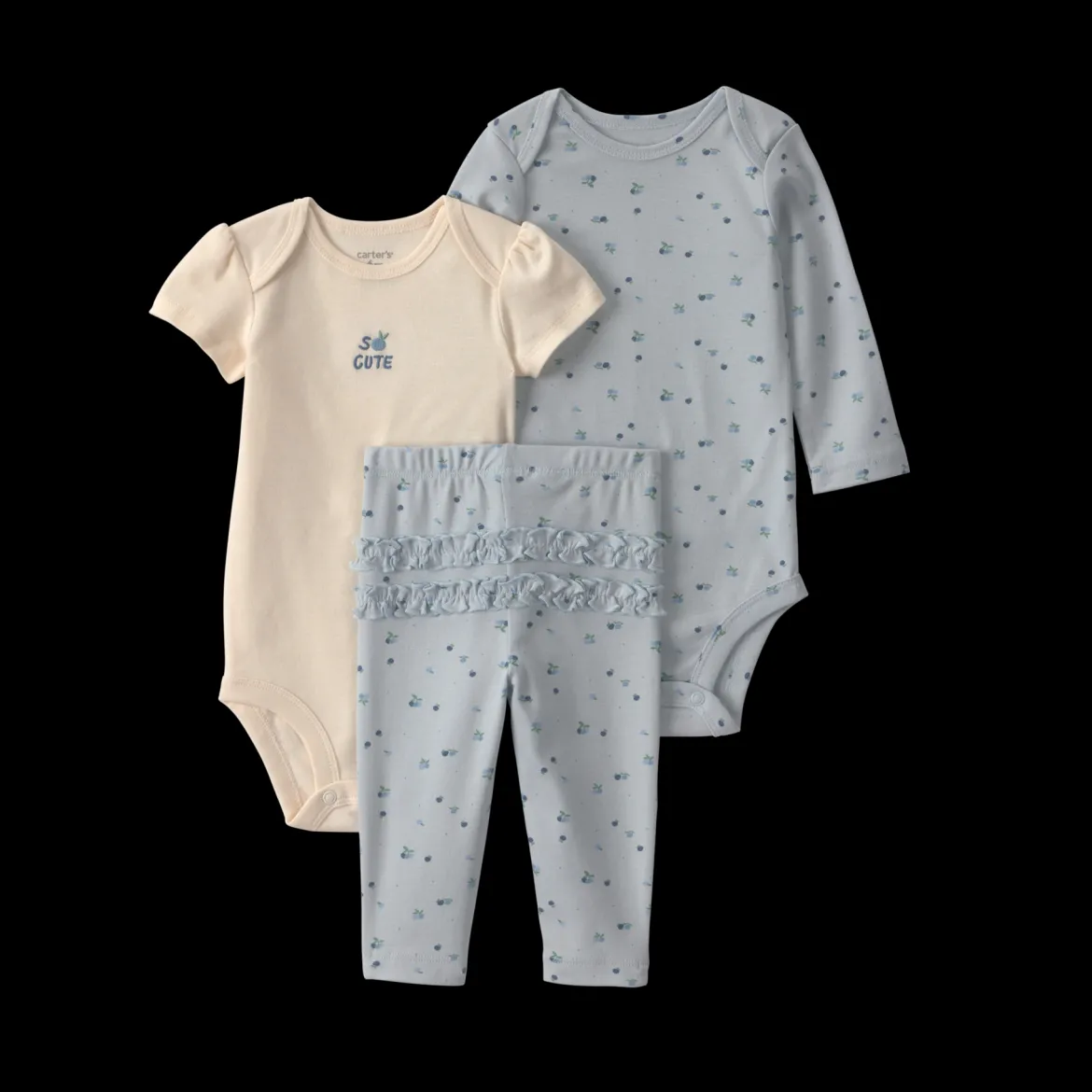 3-Piece Bodysuit & Pant Gift Set