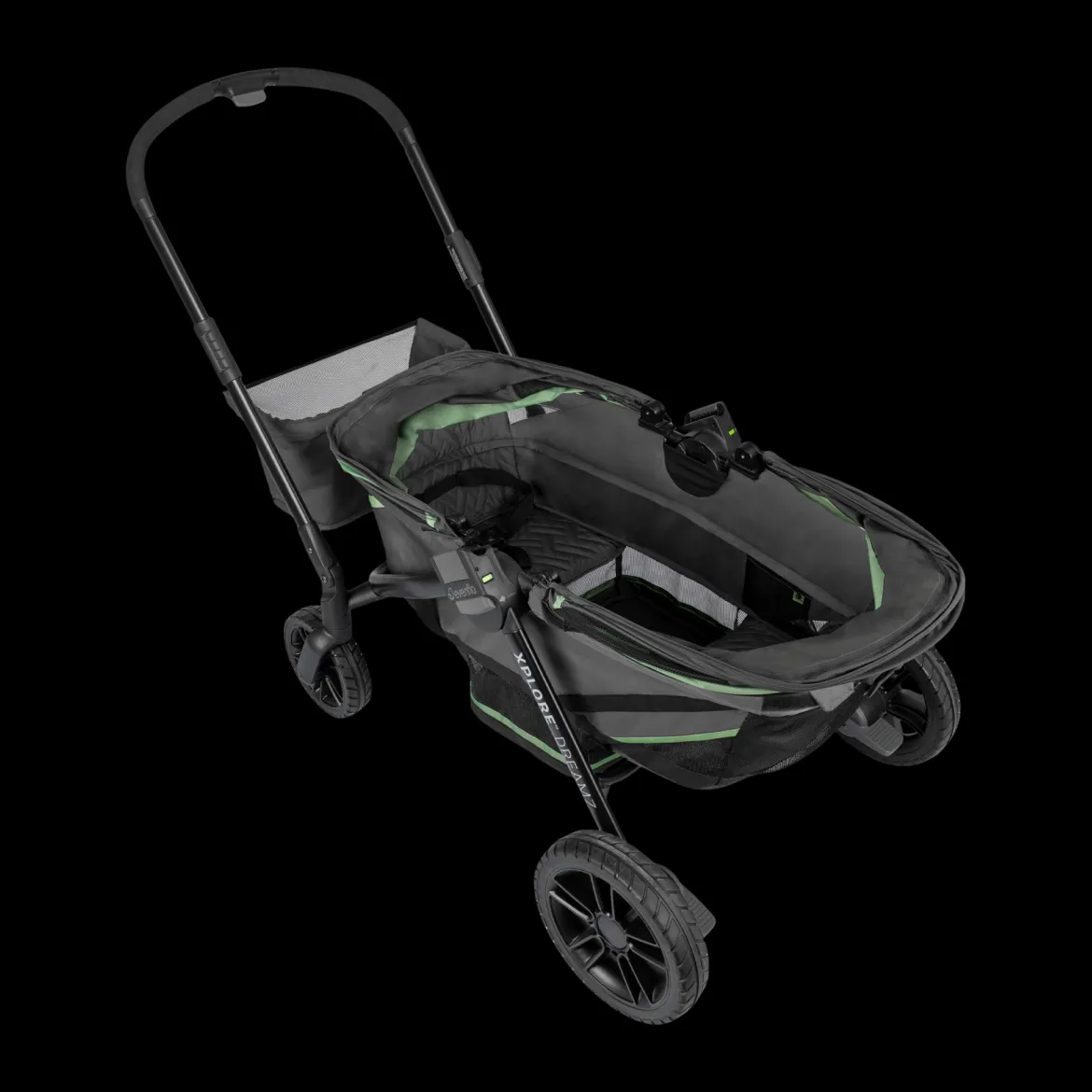 Pivot Xplore Dreamz All-Terrain Stroller Wagon with Bassinet Insert