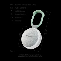 Portable Sound Machine with Night Light