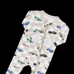 Printed Zipper Footie